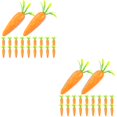thumbnail image 6 of Raindrops 40 Pcs Easter Glitter Carrot Glitter Carrot Decoration Easter Carrot Ornament for Easter Party, 6 of 8