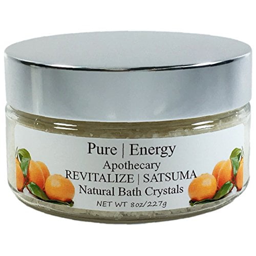 Carved Solutions Pure Energy Apothecary Bath Crystals, Satsuma, 8 Ounce