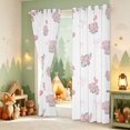 thumbnail image 3 of Erosebridal Elephant Blackout Curtains for Girls, Heart Balloons Curtains Pack of 2 (42x84 Each), 3 of 6