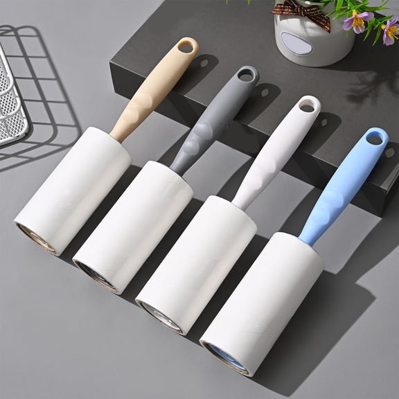 Msgweeeg Cleaning Brush Tearable Roll Paper Roller Pet Hair Clothes Carpet Furniture Lint Remover Portable Brush Tool Tearable Hair Roller Portable Hair Remover