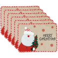 thumbnail image 1 of Juego DE 6 manteles individuales NQ Feliz Navidad 13 x 18 pulgadas antideslizantes, 1 of 5