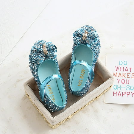 

TOWED22 Sandals For Boys Toddler Shoes Sandals Shoes Fashion Girls Princess Non-Slip Bow Kids Baby Toddler Sandals Girl Blue