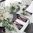 thumbnail image 6 of Cork Placemats Set of 12 for Dining Table, Table Placemats - Black Floral - Home Decor, 6 of 7
