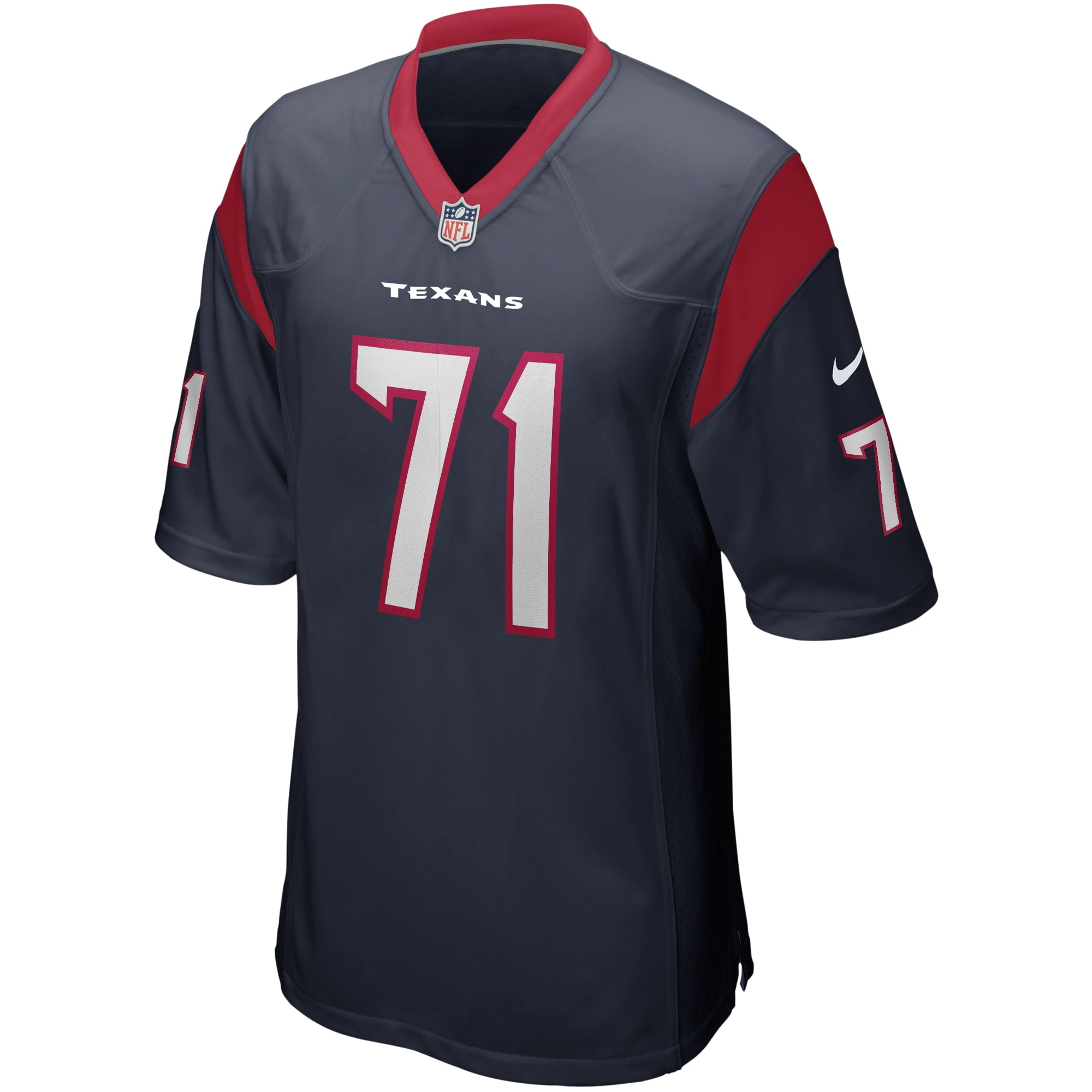 black and red texans jersey