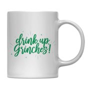 Koyal Wholesale 11oz. Funny Christmas Coffee Mug Gag Gift, Drink Up Grinches, 1-Pack