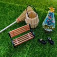 thumbnail image 4 of Decoraciones de escena de casa de muñecas, casa de muñecas de Navidad, adorno para el hogar en miniatura, juego en miniatura de casa de muñecas de Navidad probado y confiable, 4 of 8