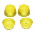 thumbnail image 1 of 4pcs Bujes para Camiones de Monopatín Longboard Sunnimix 90A Amarillo transparente Reemplazo del buje, 1 of 8