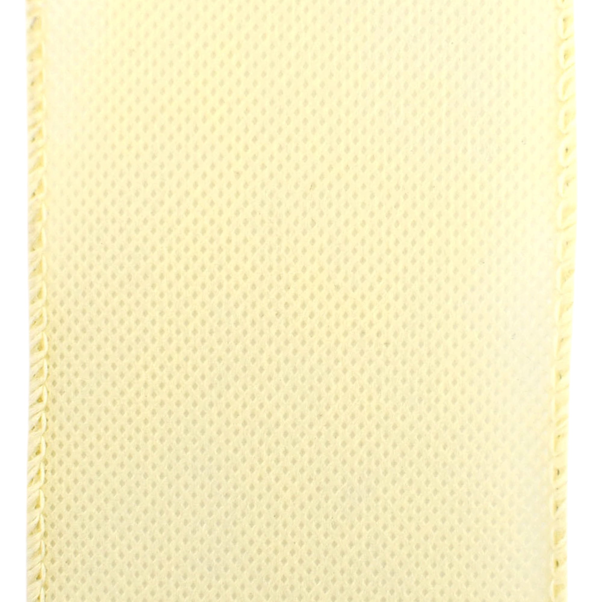 Homeford Breeze Spunbound Polypropylene Solid Floral Wrap Ribbon, 2-1/2-inch, 50-yard, Ivory