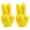Yellow, variant on WEUVEB Yellow PU Auto Exterior Antenna Topper 2-Pack Vehicle Accessories for Personalization and Style