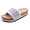 Purple, variant on Women's Boho Slide Sandals Cork Footbed Sandal