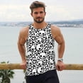 thumbnail image 6 of KLL skull pirate Print Men's Muscle Gym Workout Stringer Tank Tops Bodybuilding Fitness T-Shirts Tank Tops Men-Medium, 6 of 7