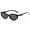 Black, variant on Miorin Under $5 Retro Oval Sunglasses for Women Men Trendy Small Oval Cateye Shades Vintage Narrow Style Black Frame Black Lens Sunglasses