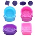 thumbnail image 3 of Moule à Savon Créatif Réutilisable en Silicone, Fait à la Main, Moule de Cuisson pour Bricolage, 8 Pièces, 3 of 10
