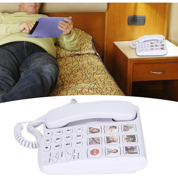 Téléphone fixe moderne unique pour les chambres d'hôtel - Chine Téléphone  unique et téléphone d'aide prix