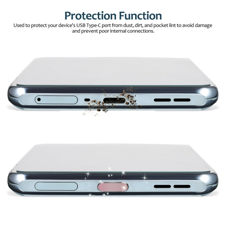 14 Pcs USB C Dust Plugs Type C Dust Covers Phone Port Caps Protectors