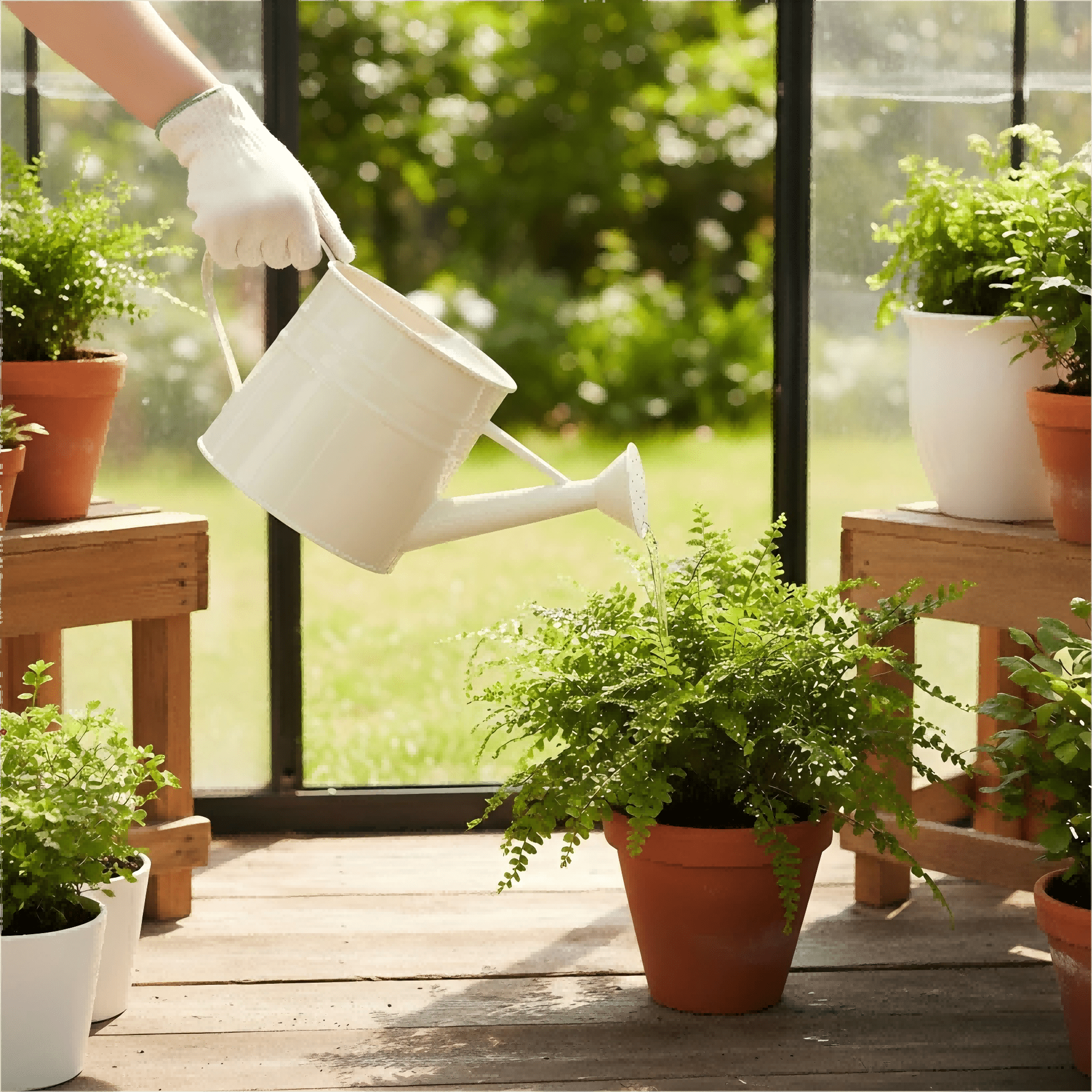 Modern Watering Can for Indoor Outdoor Use Elegant Efficient Watering Solution for Garden Lovers and Enthusiasts