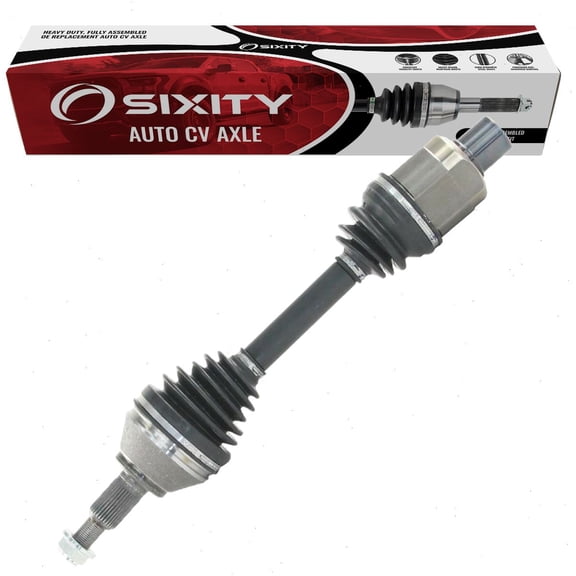 Sixity Front Left CV Axle compatible with Ram 1500 2012-2022 - Driver Side Complete Axle Shaft Assembly