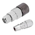 thumbnail image 2 of 2Pcs Self Locking Connector Replacement Alloy Steel Pneumatic Air Pipe Joint 20SP+20PP, 2 of 5