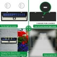 thumbnail image 6 of 118LED Solar Lamp PIR Motion Sensor Wall Light, 1000LM Super Bright, IP65 Waterproof 3 Lighting Modes Wall Light for Garden Patio Yard, 1Pack, 6 of 12