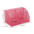 thumbnail image 2 of Desk Organizer Accessories Desktop Tabletop Sorter Shelf Pencil Holder Caddy Set, 2 of 2