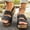 Black, variant on Breathable Wedge Platform Mules for Women, Lightweight Slip-On Sandals with Cushioned Footbed for Beach and Casual Wear
