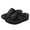 black, variant on Women’s Platform Thong Sandals, Wedge Flip Flop Slides, Casual Beach Sandals