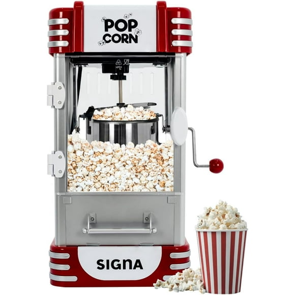 Máquina de Palomitas Eléctrica SIGNA 8 Tazas Acero Inox