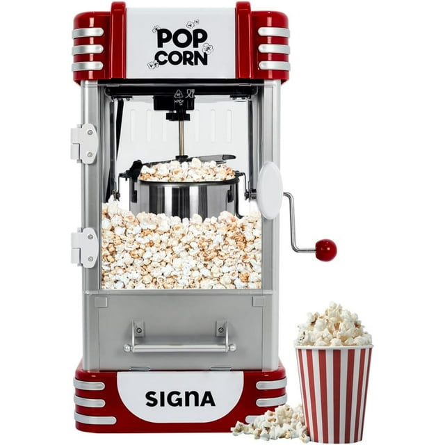 Máquina de Palomitas Eléctrica SIGNA 8 Tazas Acero Inox