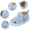 thumbnail image 4 of BOBOGOJP Baby Boy Girl Closed Toe Summer Sandals Lightweight Shoes Infant Non-Slip First Walking Sneakers Light Blue for Size 4.5, 4 of 7