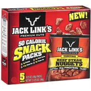 Jack Link's 100% Beef Teriyaki Beef Steak Nuggets 0.625oz 5 Count Box