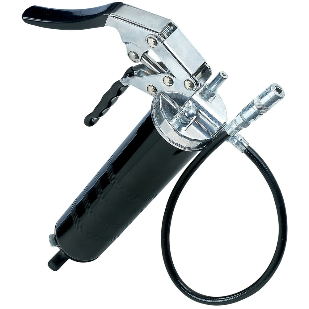 Lumax LX1152 Black Heavy Duty Deluxe Pistol Grease Gun with 18" Flex