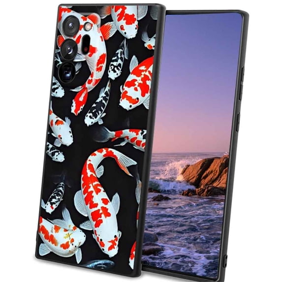 Compatible with Samsung Galaxy Note 20 Ultra 5G Phone Case, Koi-Fish-1 Case Men Women, Flexible Silicone Shockproof Case for Samsung Galaxy Note 20 Ultra 5G