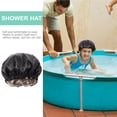 thumbnail image 2 of OULII Adjustable Sleeping Bonnet Black Polyester 1Set Keep Hair Clean For Kids Sleeping, 2 of 8