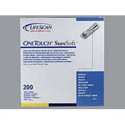 One Touch Sure Soft Disposable Lancing Device, Gentle - 28 Gauges, 200/Box
