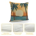 thumbnail image 4 of PHYHOO  Modern Tropical Pillow Covers Leaves Palm Tree Decorative Throw Pillow Cases Soft Velvet Outdoor Pillow Covers for Patio Sofa Couch Bedroom Home Decor, 4 of 5