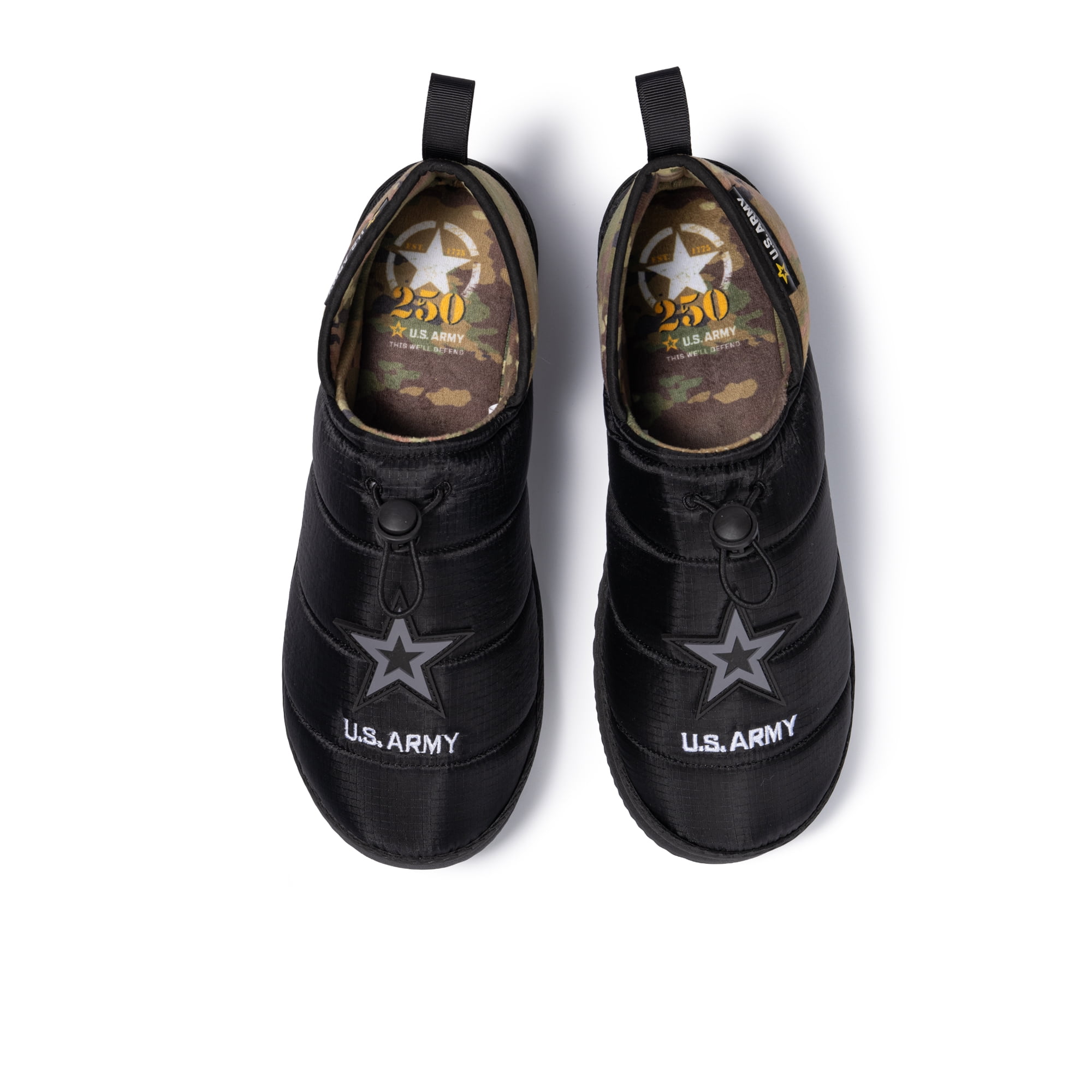 Mens US Army Bungee Slipper