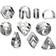 thumbnail image 1 of Juego de 24 piezas de aretes de arcilla polimérica LIUYMXG acero inoxidable, 1 of 3