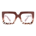 thumbnail image 2 of Reading Glasses Oversized Square Frame Over The Counter Dusty Rose Tortoise 2.5, 2 of 7