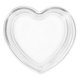 thumbnail image 2 of Portavelas de cristal transparente con forma de corazón para velas de té. Decoración ideal para bodas, fiestas y cenas románticas., 2 of 8