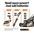 thumbnail image 2 of Worx Nitro WG752 40V Power Share PRO 21" Cordless Push Lawn Mower, 2 of 12