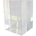 thumbnail image 4 of DecMode 3" Arched Geometric Clear Crystal Bookends (Set of 2), 4 of 11
