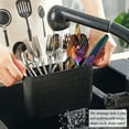 thumbnail image 6 of ReaNea Black Roll Up Dish Drying Rack Over The Sink, Kitchen Rolling Dish Drainer, Foldable Sink Rack Mat for Kitchen Sink Counter, 6 of 9