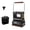 Oil Lantern/Dual Wick Version, variant on Outdoor Oil Lantern, 350ML Fuel Tank Dual Chamber Design Kerosene Flame Stove with Walnut Wood Handle & Removable Window Grille for Outdoor Atmosphere Cooking, Tea Brewing & Home Decor (Single Wick)