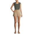 thumbnail image 3 of Time and Tru Women's Utility Shorts, 3 of 6