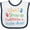 White and Navy, variant on Inktastic Future Scuba Diver Childs Diving Boys or Girls Baby Bib