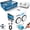 White, variant on Magic Mini Bus, Follows Line Car, Inductive Mini Interactive Cars Follows The Line, Intelligent Line Tracking System with Dynamic LED Expressions, Educational STEAM