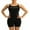 Yellow-Lined, variant on Charmo Womens Athletic One Piece Swimsuit Boyleg Swimwear Competitive Bathing Suit