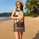 thumbnail image 3 of Balery Butterfly Cow Barrel Vestidos de verano para mujer con estampado: vestido holgado sin mangas, vestido playero informal y cómodo para días calurosos., 3 of 7