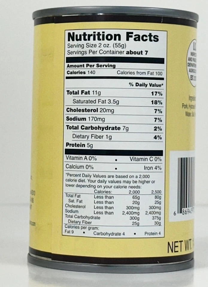 (Pack of 12) Werling & Sons Grandma Werling’s Goetta 14.5 Oz Canned Food Fully Cooked Pork & Pin Oats Traditional German Style Canned Meat Shelf Stable for Emergency Storage, Camping & Quick Meals