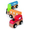 thumbnail image 1 of Hape Qubes Wooden Magnetic classic Train Set, 1 of 3